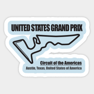 United States Grand Prix LS Sticker